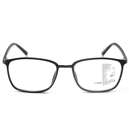 แว่นตาเก่าแบบหลายโฟกัสกันแสงสีน้ำเงิน TR90 น้ำหนักเบาพิเศษ