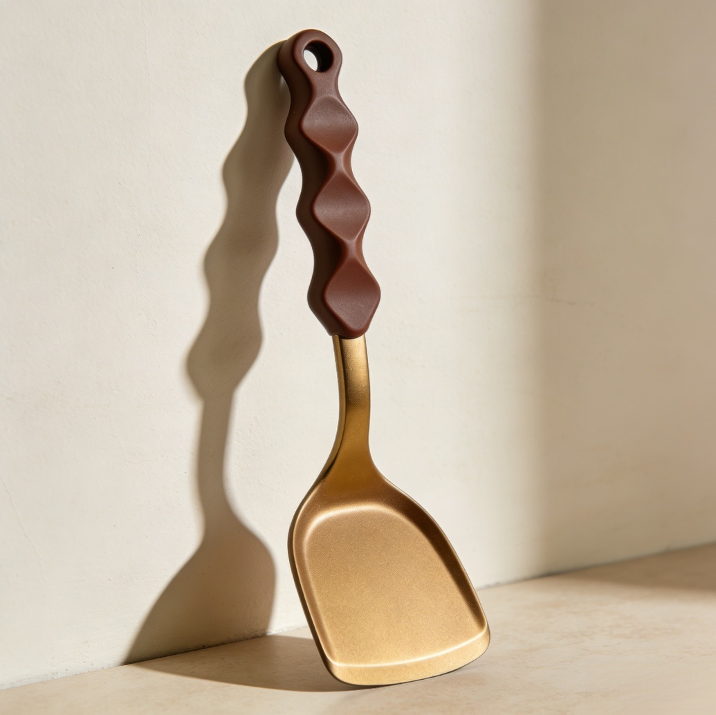 耐熱矽膠鍋鏟細節特寫