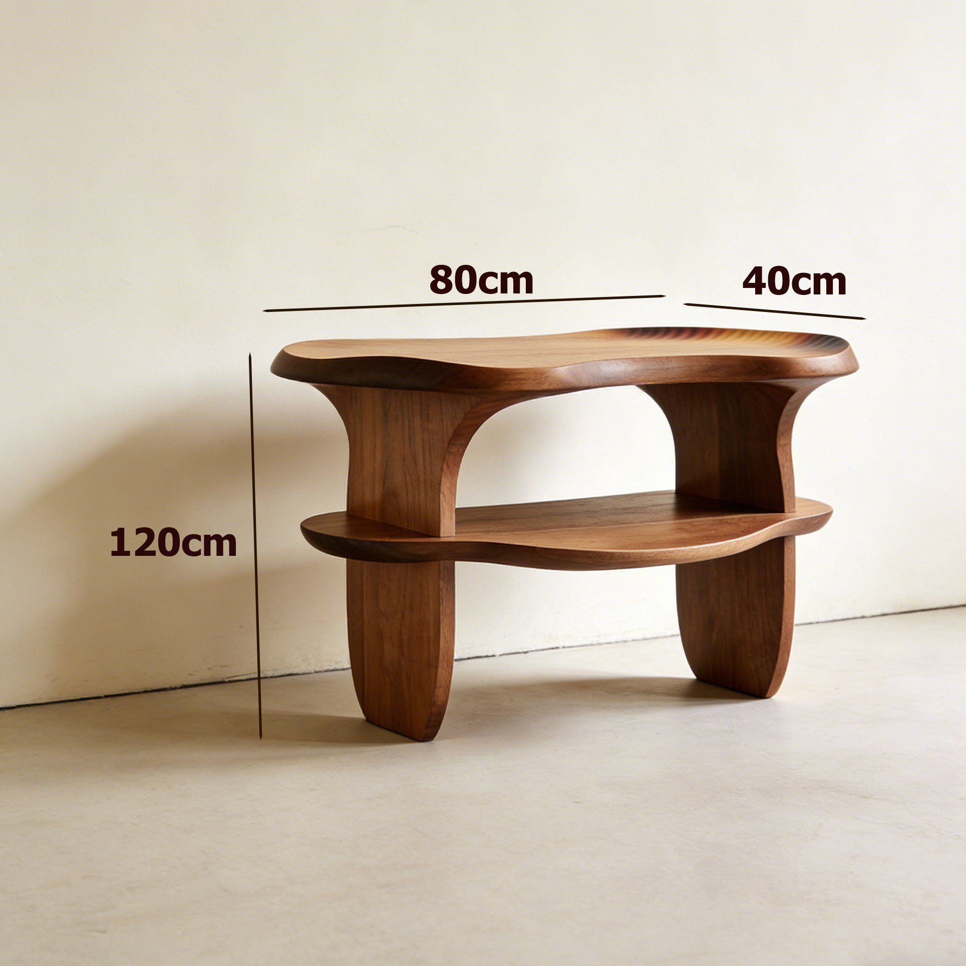 多功能邊几放置沙發旁效果