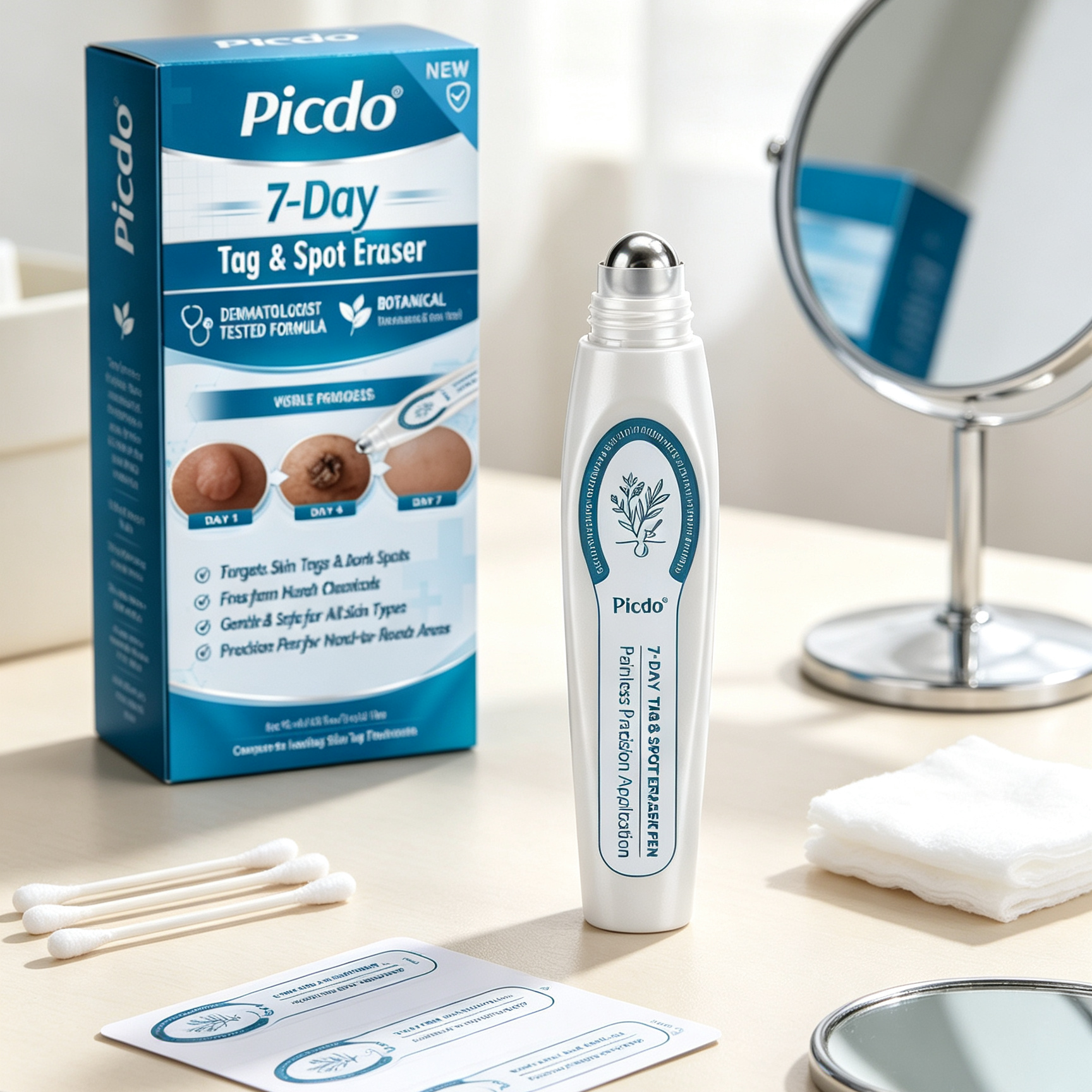 Pain-Free Roll-On Skin Tag Remover | Precision Blemish Repair Pen