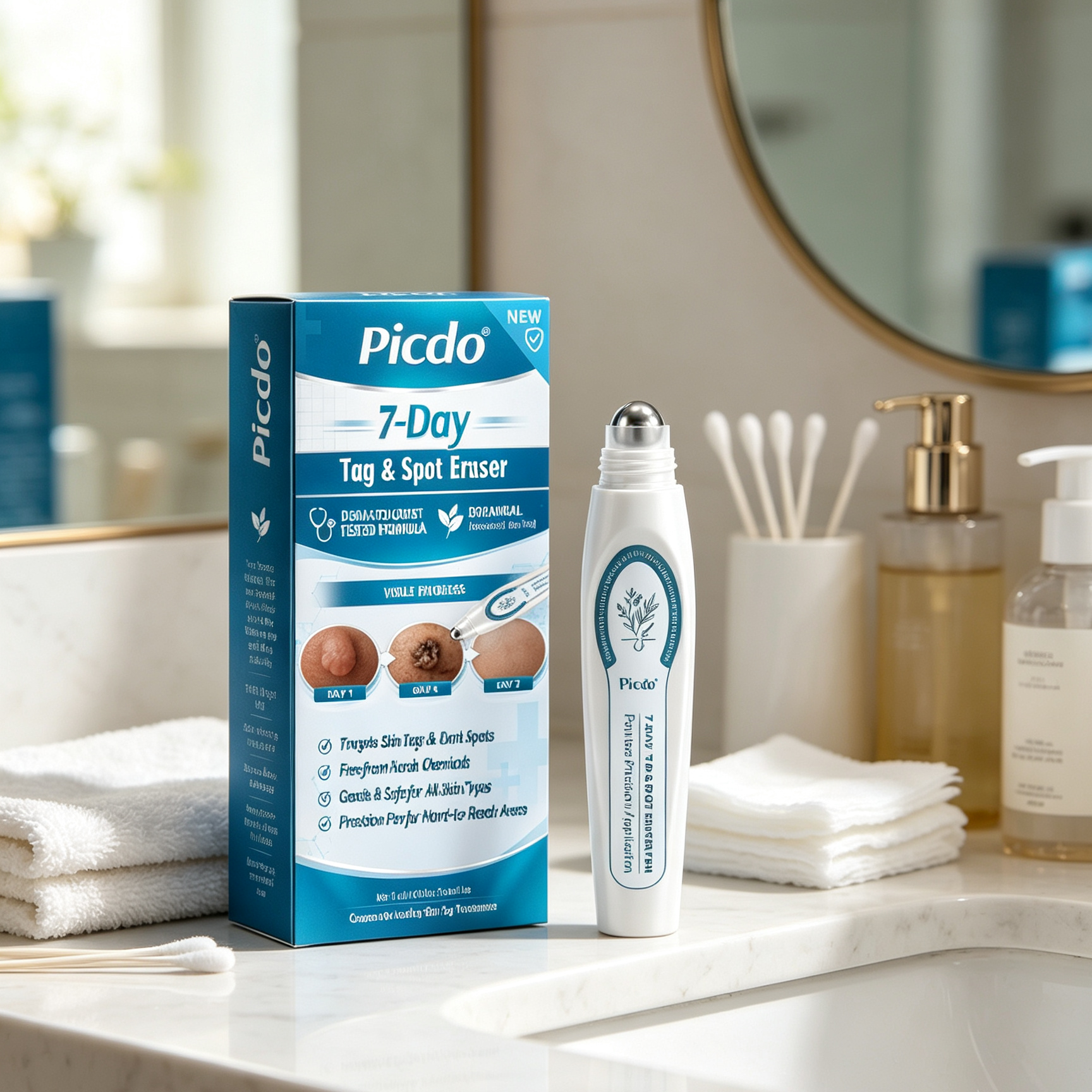 Pain-Free Roll-On Skin Tag Remover | Precision Blemish Repair Pen
