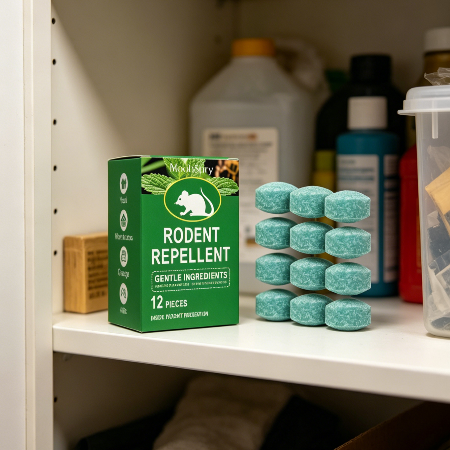 All-Natural Rodent & Snake Repellent | Lemon Scent Plant-Based Pest Control Balls | Safe for Pets & Kids