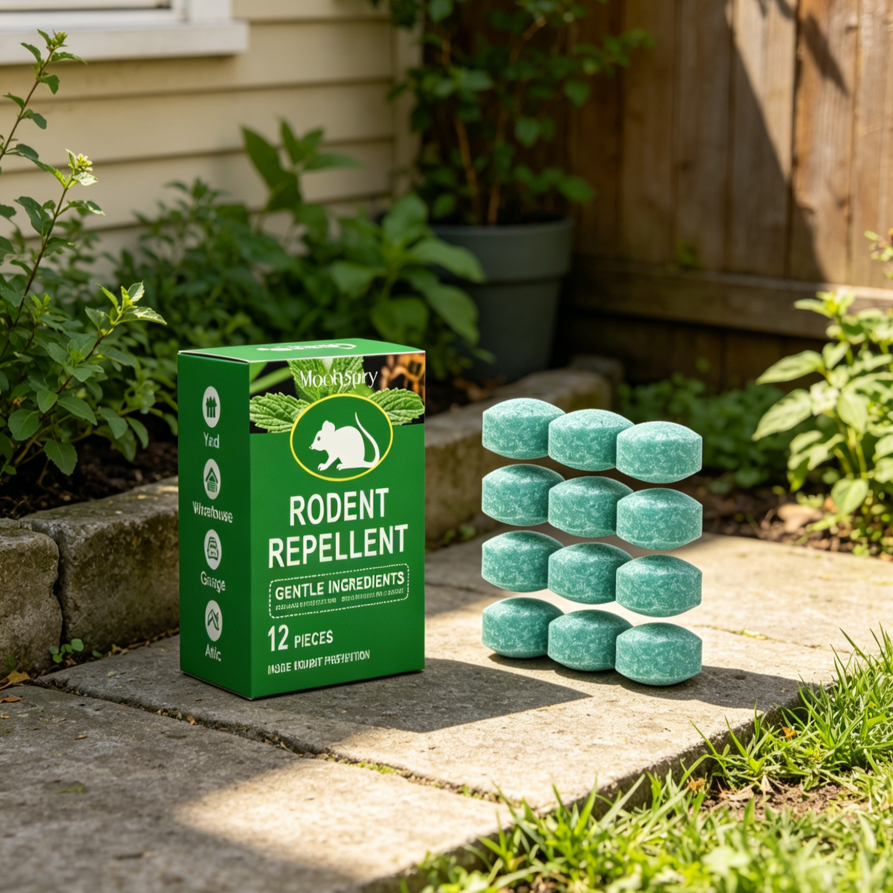 All-Natural Rodent & Snake Repellent | Lemon Scent Plant-Based Pest Control Balls | Safe for Pets & Kids