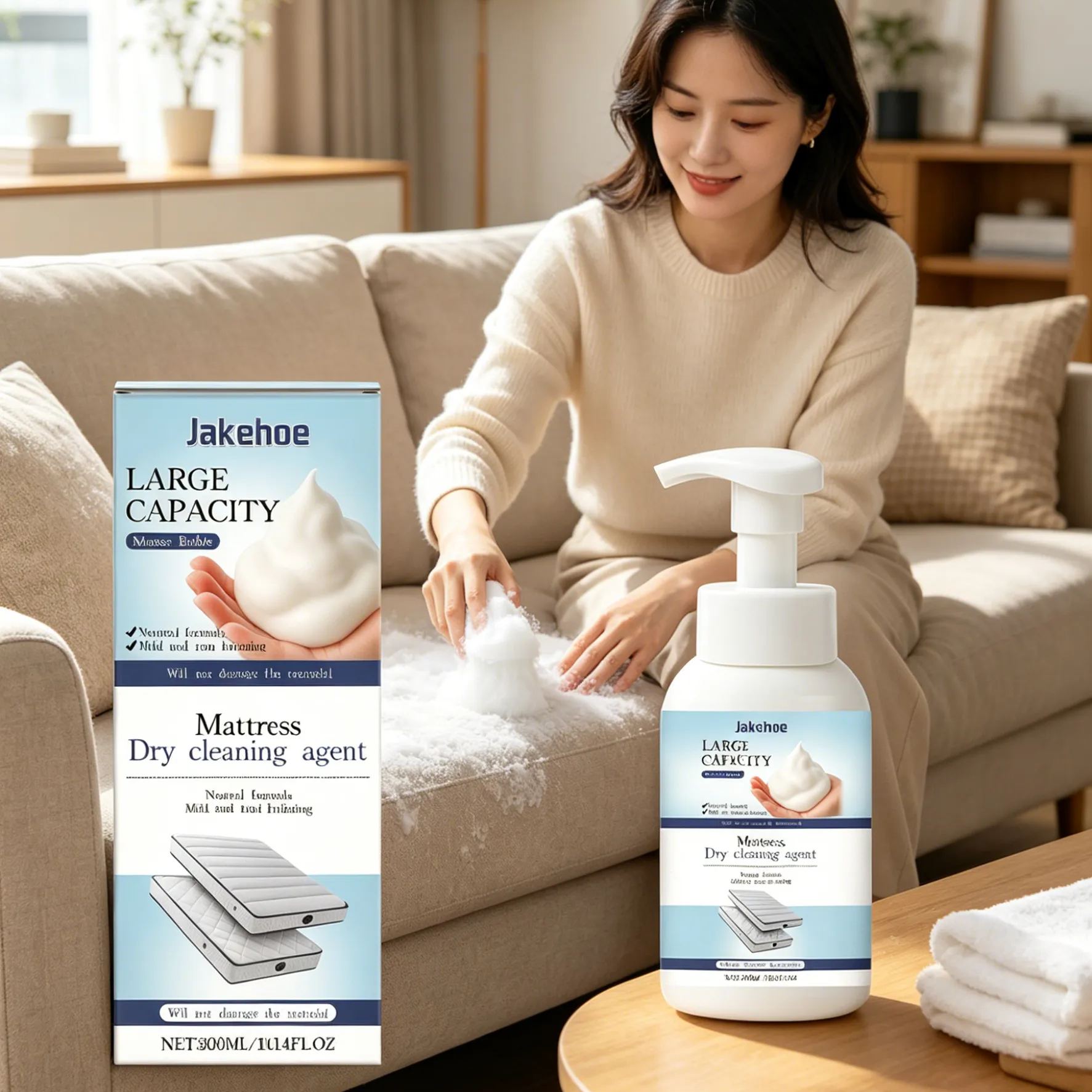 No-Rinse Mattress Cleaning Spray [No Removal, No Sun Required]