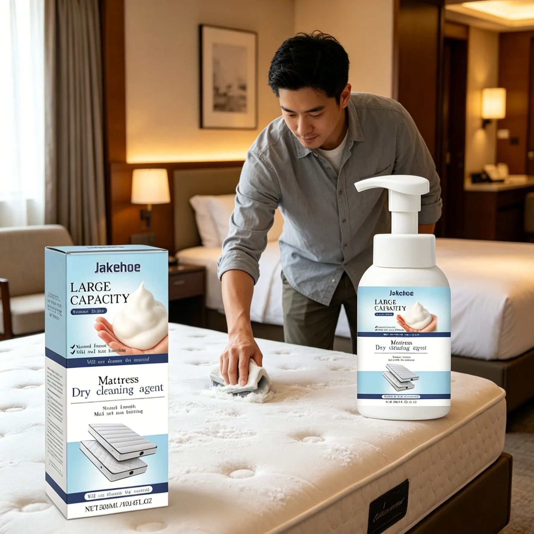 No-Rinse Mattress Cleaning Spray [No Removal, No Sun Required]