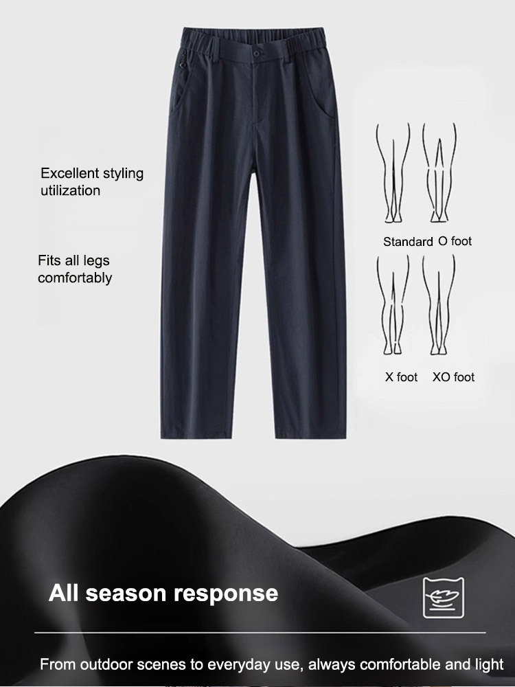 【Fleece-lined and Waterproof】Fun-fitting Triangle Label Casual Pants