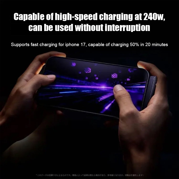 Phone Stand + Charging Cable 2-in-1 Foldable 240W Fast Charging Cable