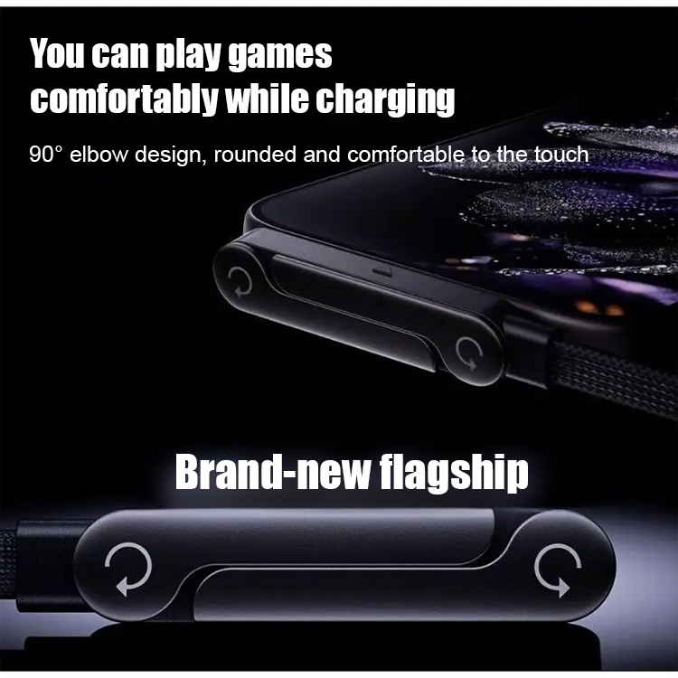 Phone Stand + Charging Cable 2-in-1 Foldable 240W Fast Charging Cable