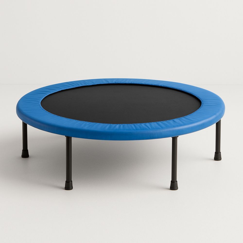 Blue Circular Trampoline 100cm Diameter for Fitness
