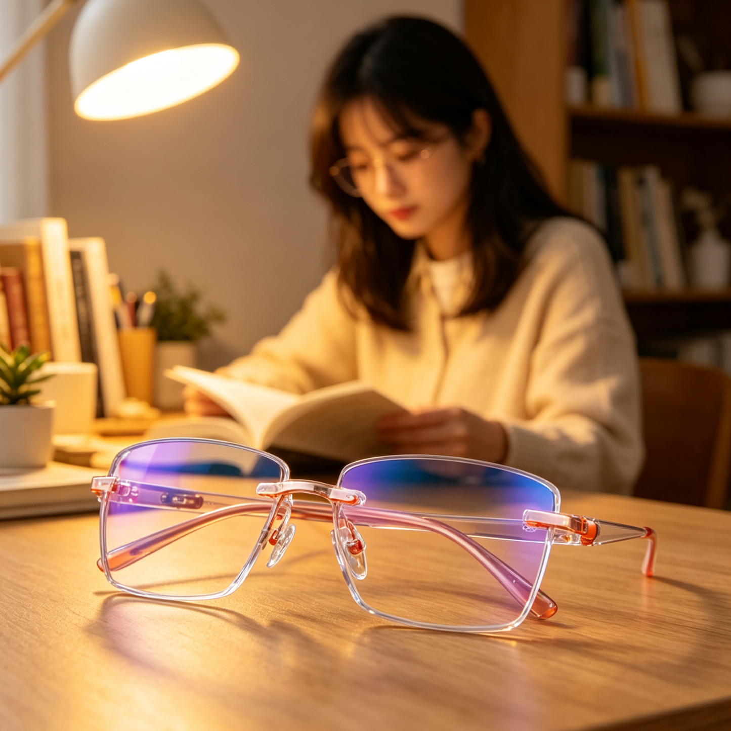 0.01s Auto-Focus Progressive Glasses +1.00~+7.00D Stepless for Reading & Driving