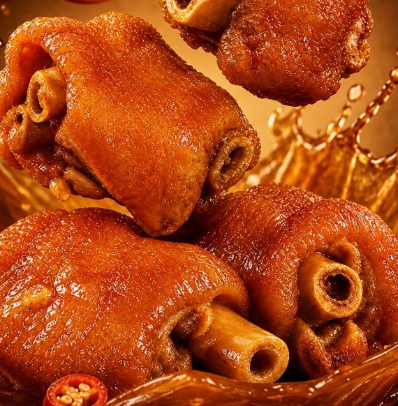 Zero-Sugar Braised Mangalica Pork Trotters – Ready-to-Eat Keto Snack Rich in Collagen