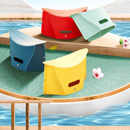 Portable folding stool