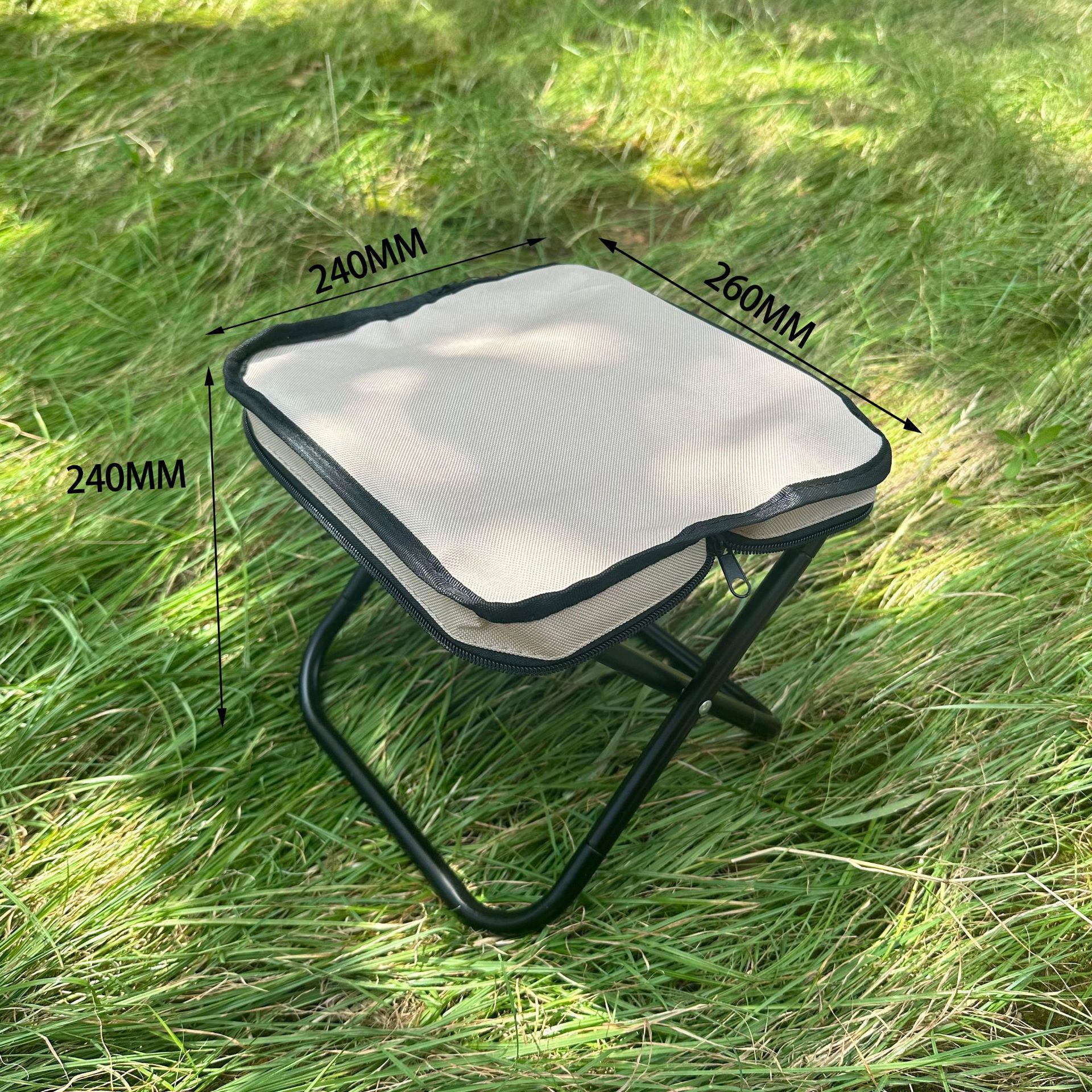 Travel Camping Picnic Folding Chair Portable Small Bench Chair Zipper Bag Outdoor Pen