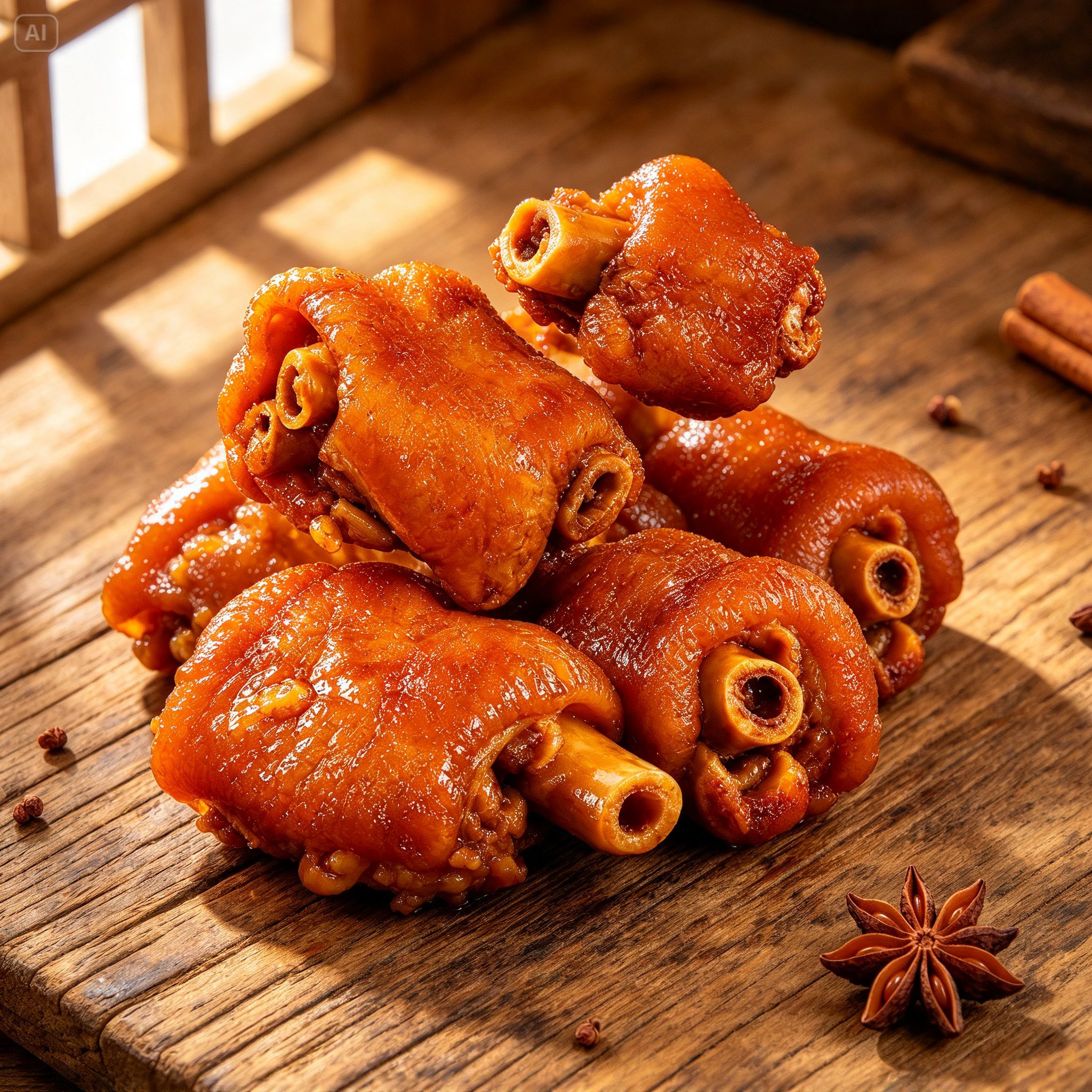 Zero-Sugar Braised Mangalica Pork Trotters – Ready-to-Eat Keto Snack Rich in Collagen