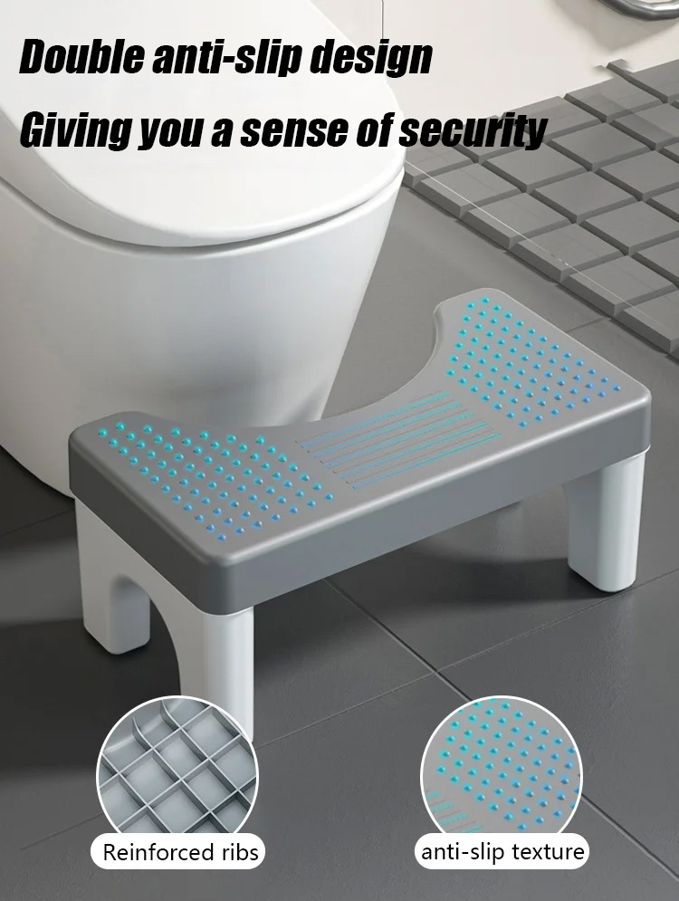 [Relieve Constipation Easily] Thickened Toilet Folding Footstool