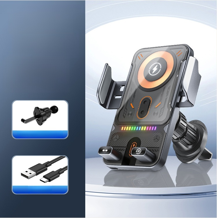 Wireless fast charging car phone holder