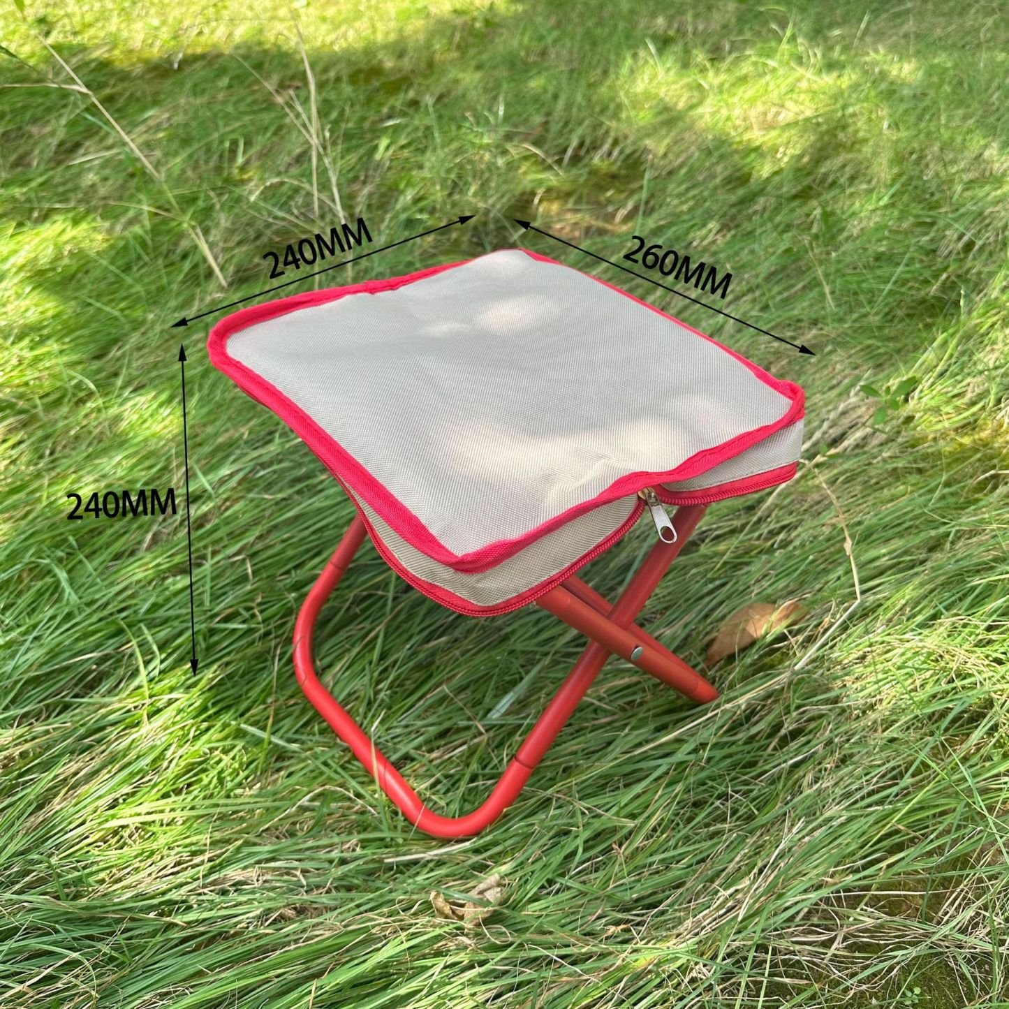 Travel Camping Picnic Folding Chair Portable Small Bench Chair Zipper Bag Outdoor Pen