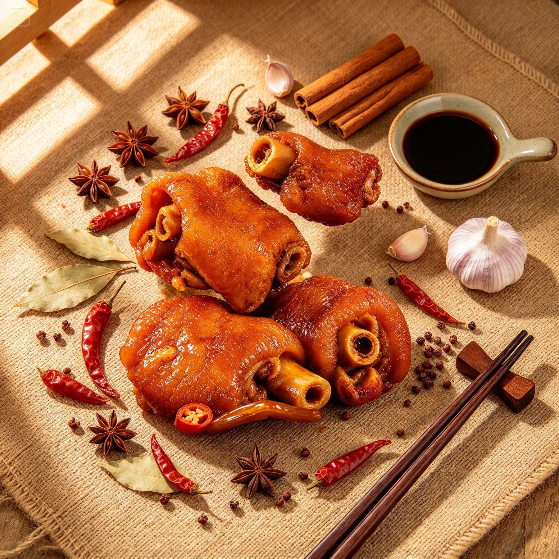 Zero-Sugar Braised Mangalica Pork Trotters – Ready-to-Eat Keto Snack Rich in Collagen