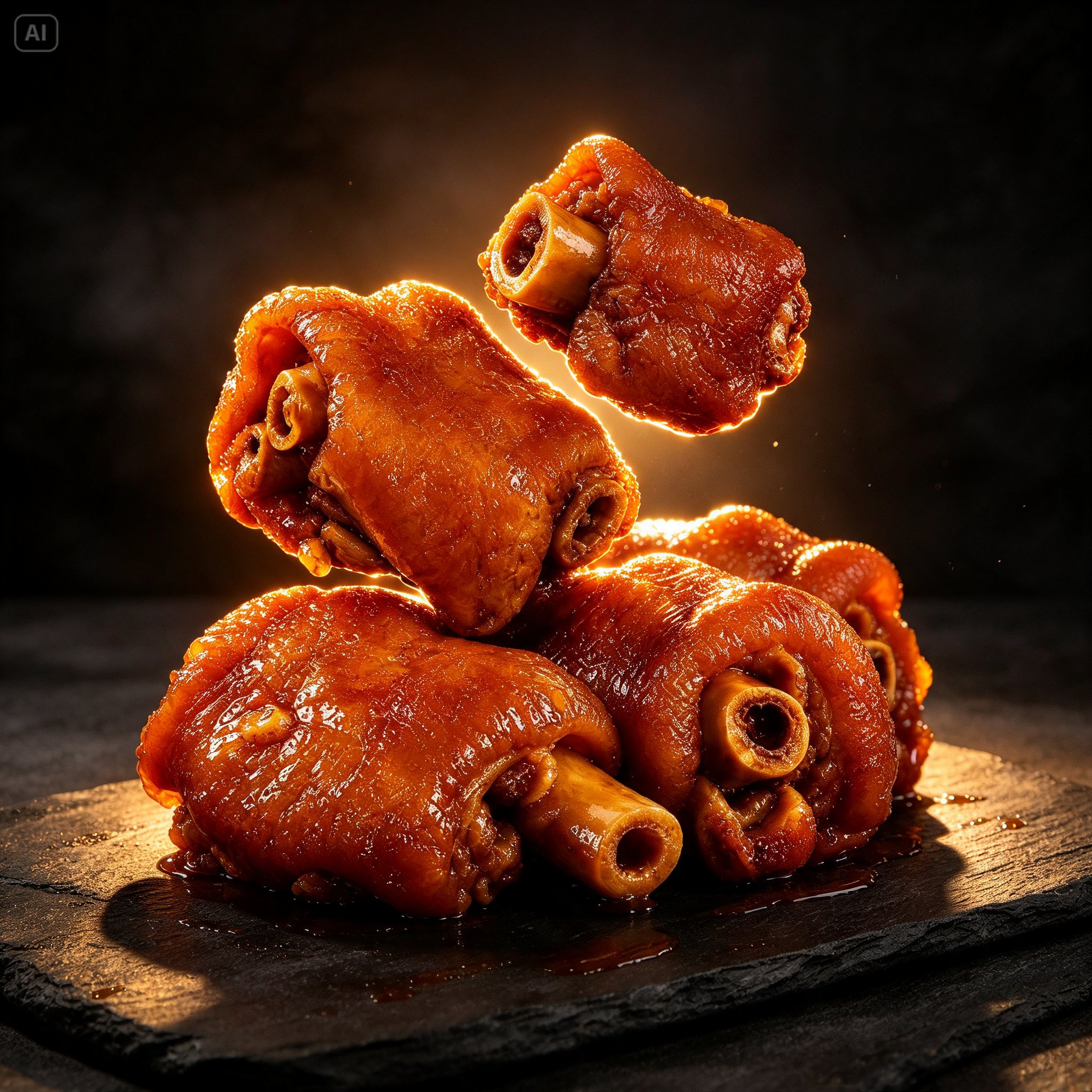 Zero-Sugar Braised Mangalica Pork Trotters – Ready-to-Eat Keto Snack Rich in Collagen