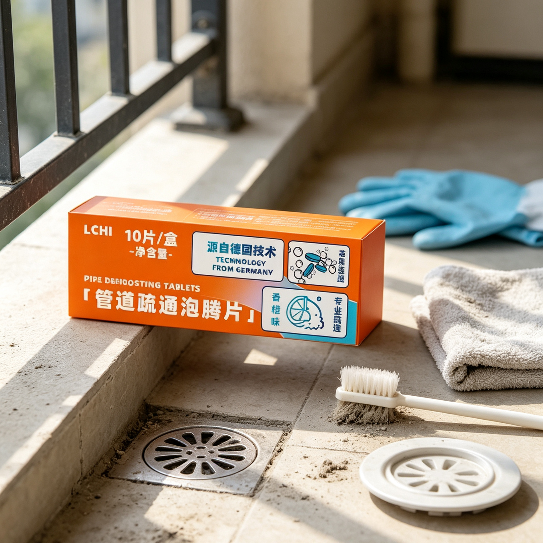 Active Oxygen Drain Cleaning Tablets – Fast Pipe Clog & Odor Remover