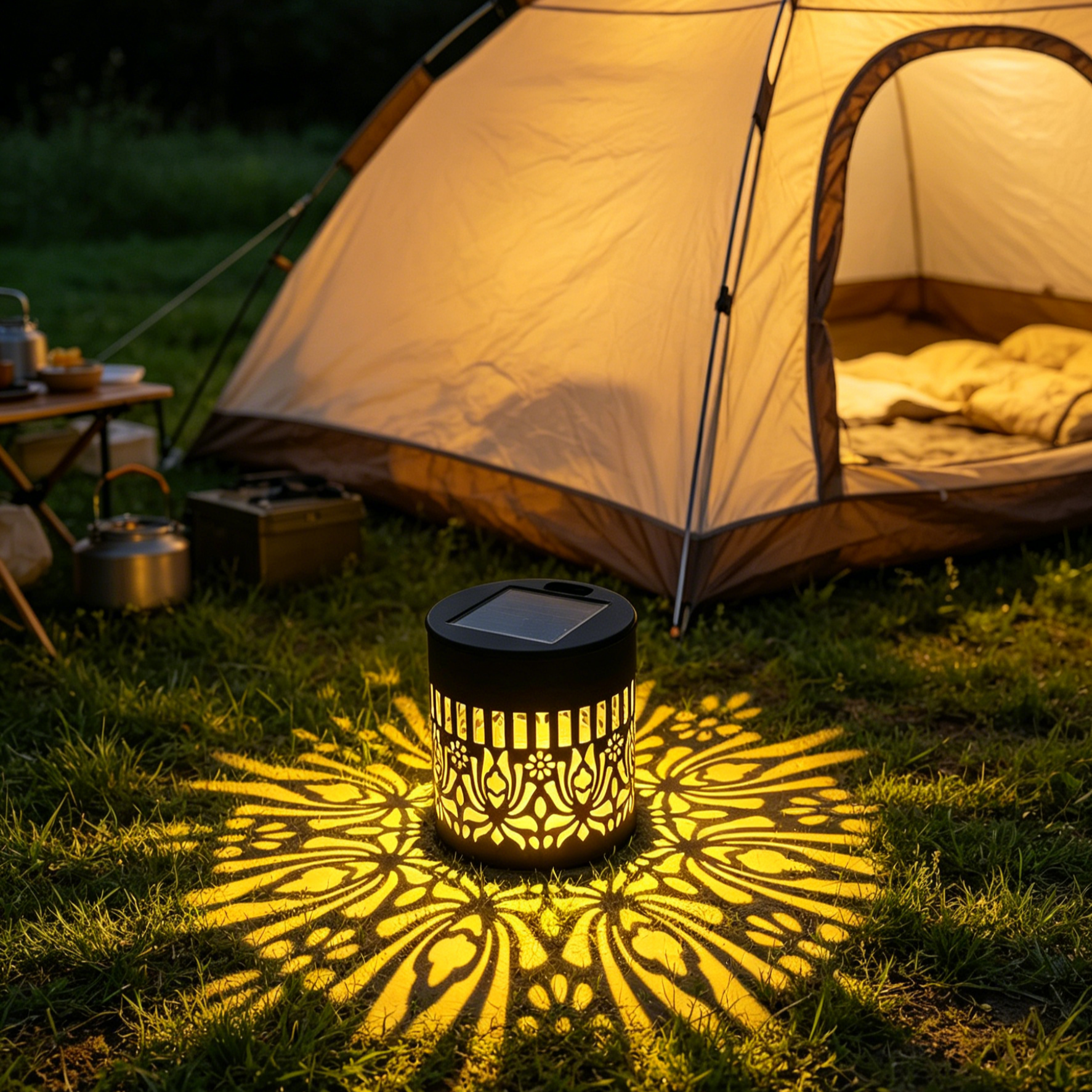 Mandala Solar Lawn Lights | Ultra-Durable Weatherproof Garden Decor | High-Efficiency Solar Path Lights | Lifetime Quality