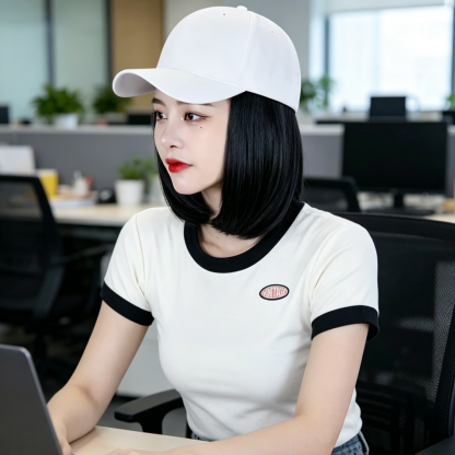 Topi Besbol Rambut Palsu | Topi Wig Muslimah | Hair Extension Cap Malaysia | Topi Wanita 2 in 1 | Wig Cap Natural Casual | Gaya Muslimah Moden