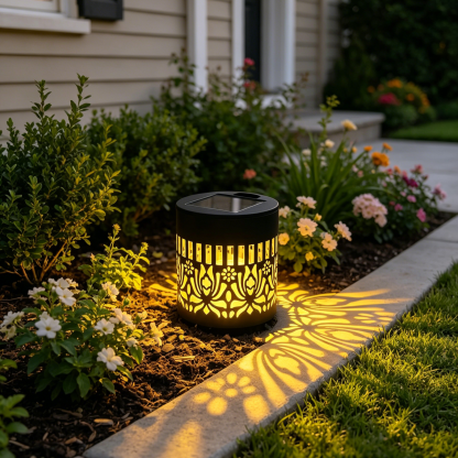 Mandala Solar Lawn Lights | Ultra-Durable Weatherproof Garden Decor | High-Efficiency Solar Path Lights | Lifetime Quality