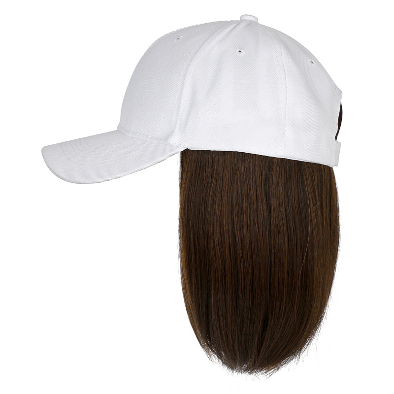 Topi Besbol Rambut Palsu | Topi Wig Muslimah | Hair Extension Cap Malaysia | Topi Wanita 2 in 1 | Wig Cap Natural Casual | Gaya Muslimah Moden