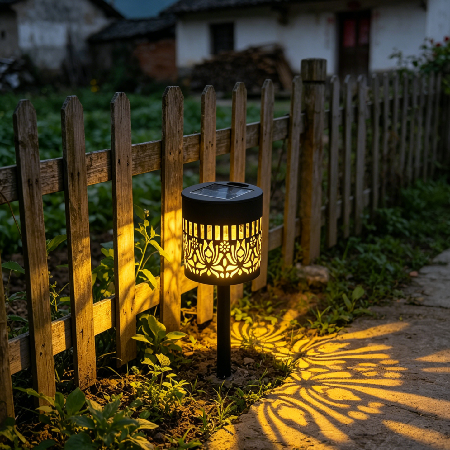 Mandala Solar Lawn Lights | Ultra-Durable Weatherproof Garden Decor | High-Efficiency Solar Path Lights | Lifetime Quality