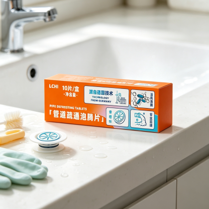 Active Oxygen Drain Cleaning Tablets – Fast Pipe Clog & Odor Remover
