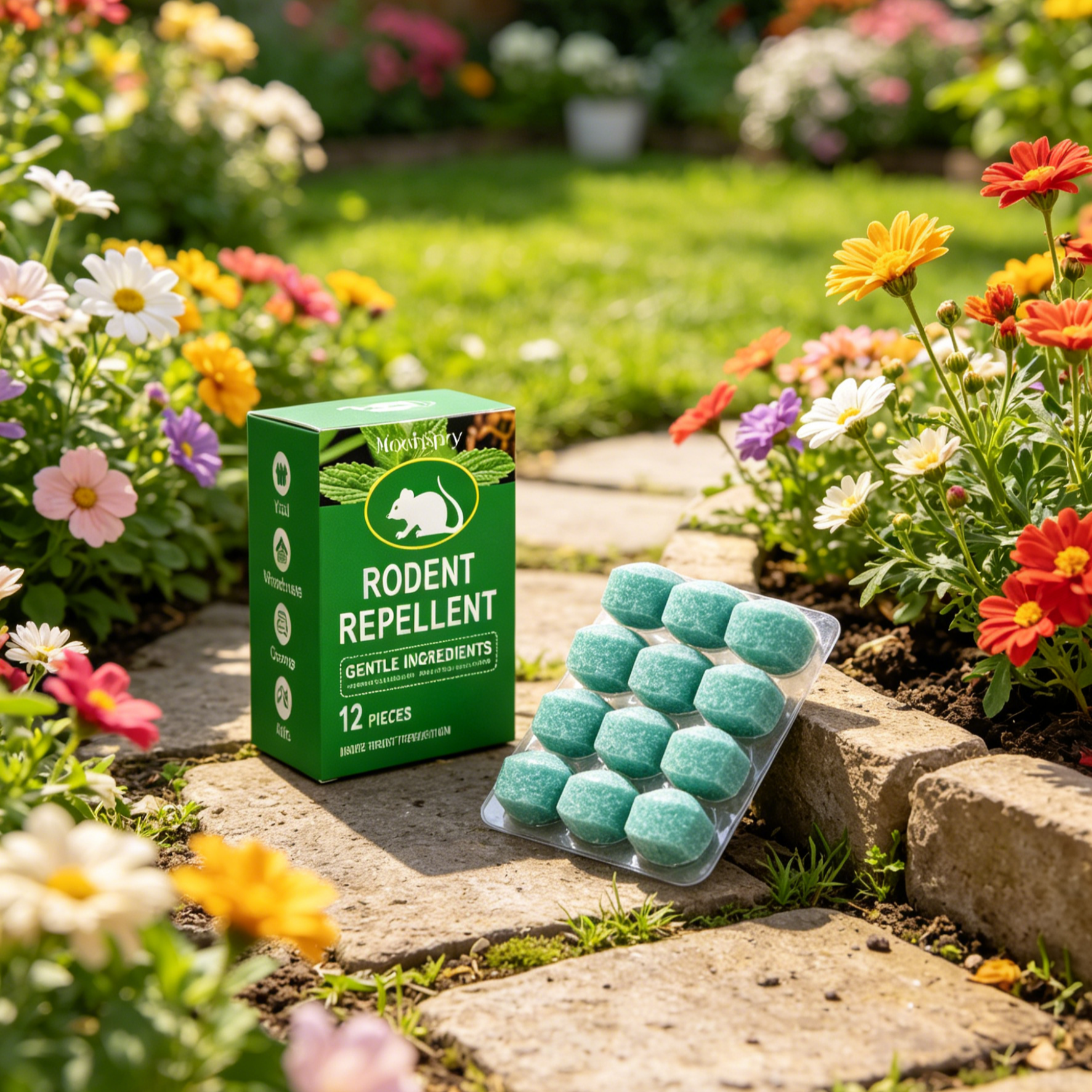 All-Natural Rodent & Snake Repellent | Lemon Scent Plant-Based Pest Control Balls | Safe for Pets & Kids