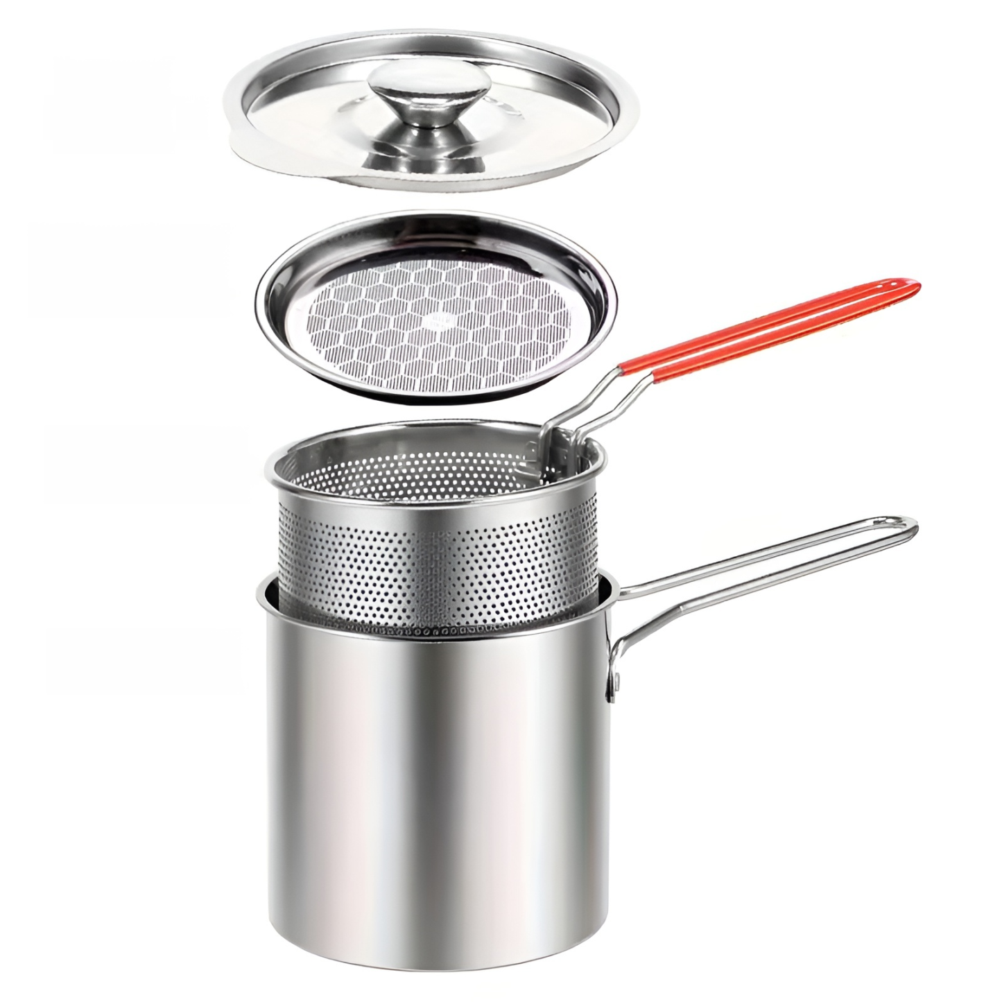 Premium 304 Stainless Steel Deep Fryer Pot | Multipurpose Oil-Saving Pan