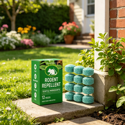 All-Natural Rodent & Snake Repellent | Lemon Scent Plant-Based Pest Control Balls | Safe for Pets & Kids