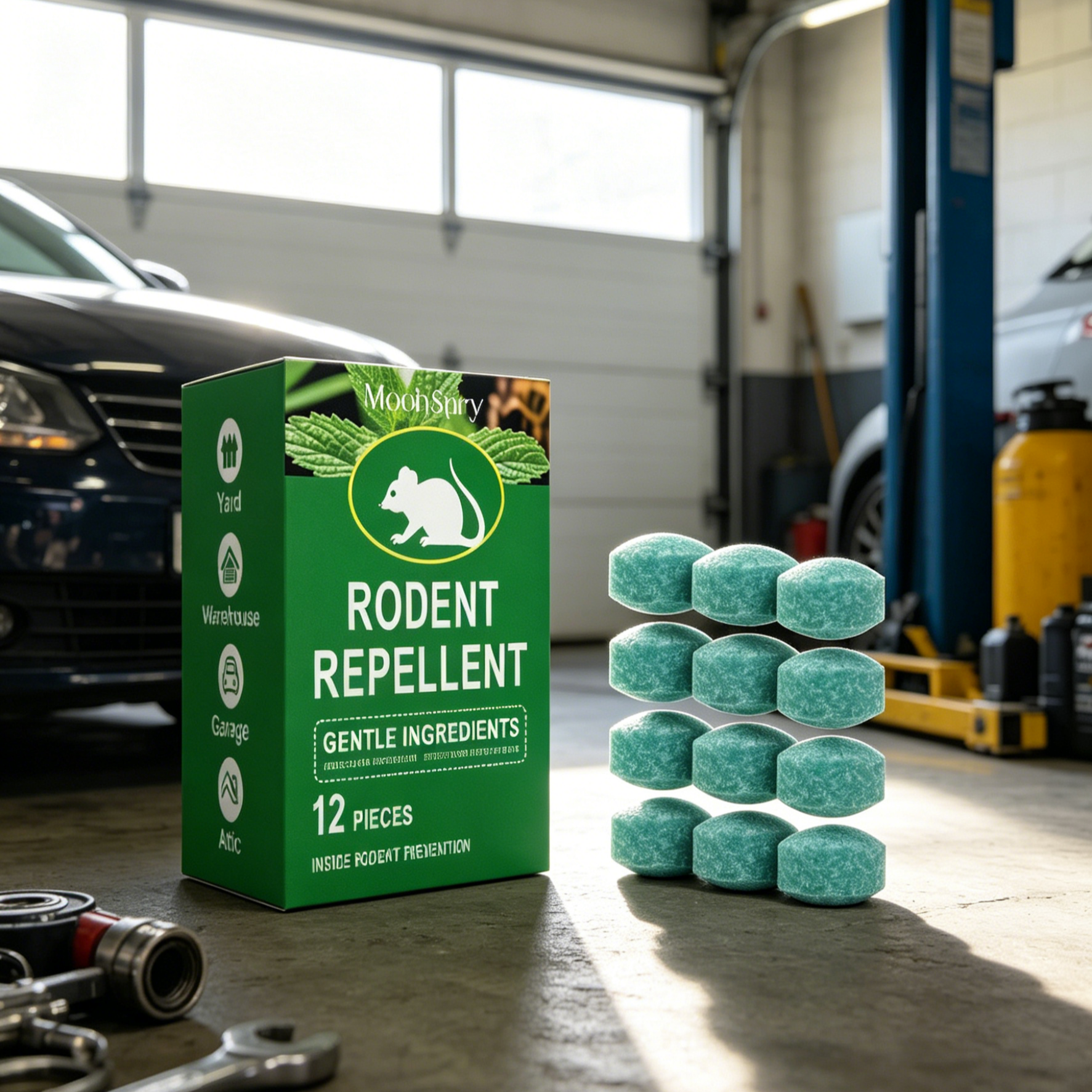 All-Natural Rodent & Snake Repellent | Lemon Scent Plant-Based Pest Control Balls | Safe for Pets & Kids