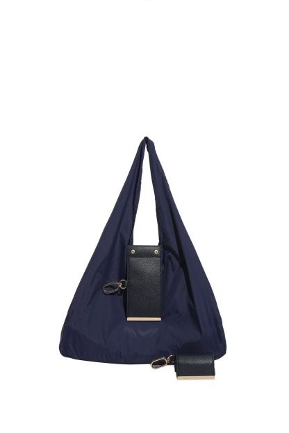 Keychain Tote Bag | Foldable Shopping Bag | Compact Pocket Tote | Water-Repellent Travel Pouch | Expandable Grocery Bag | Heavy-Duty Shoulder Bag | Mini Keychain Pouch