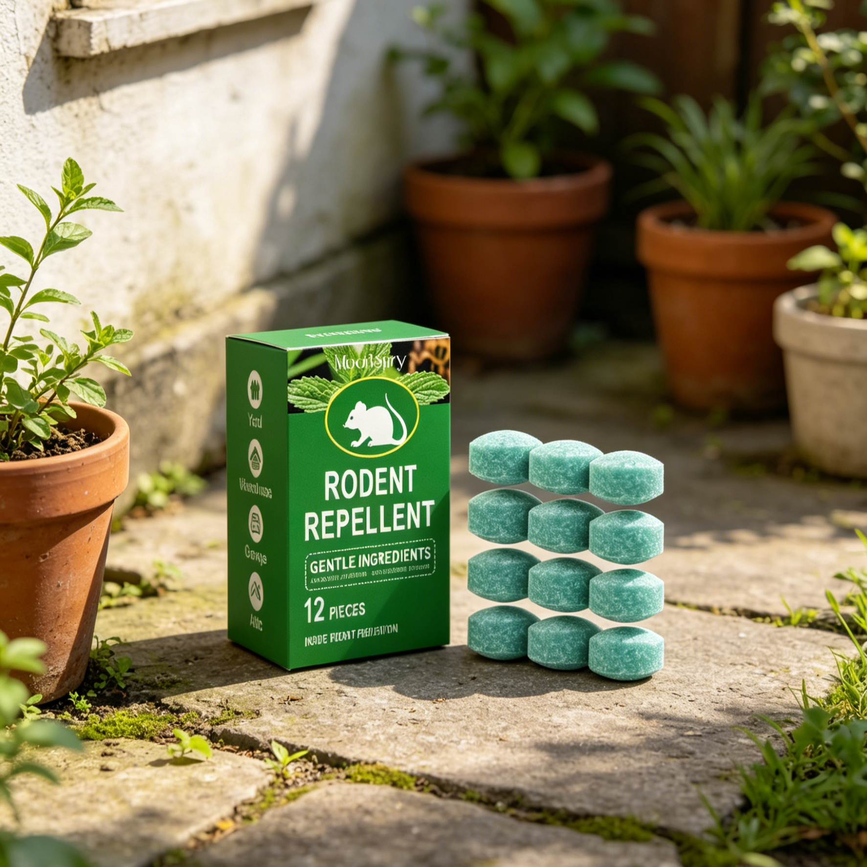 All-Natural Rodent & Snake Repellent | Lemon Scent Plant-Based Pest Control Balls | Safe for Pets & Kids