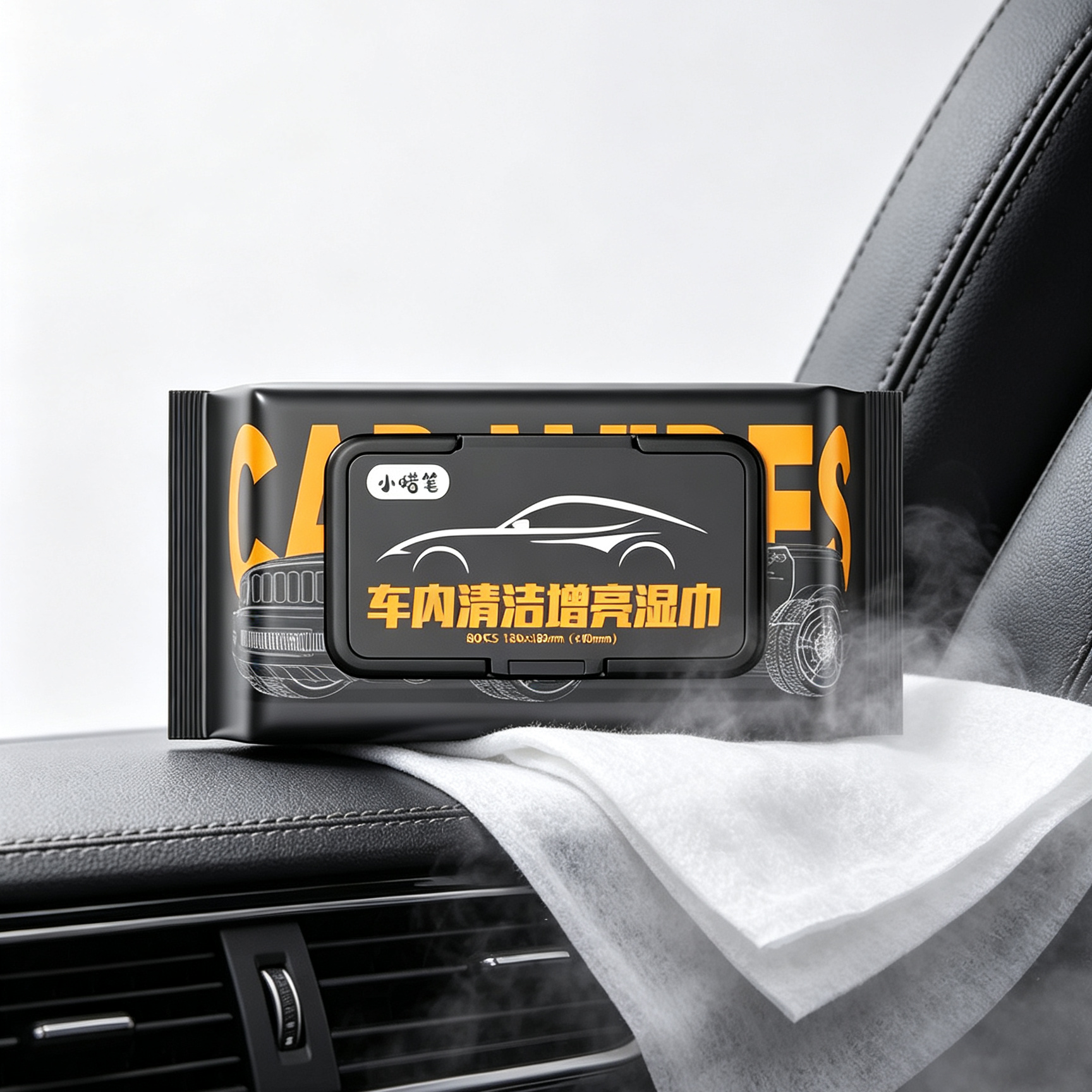 Tisu Basah Pembersih Dalaman Kereta | 2 in 1 Lap & Kilat Dashboard | Auto Care