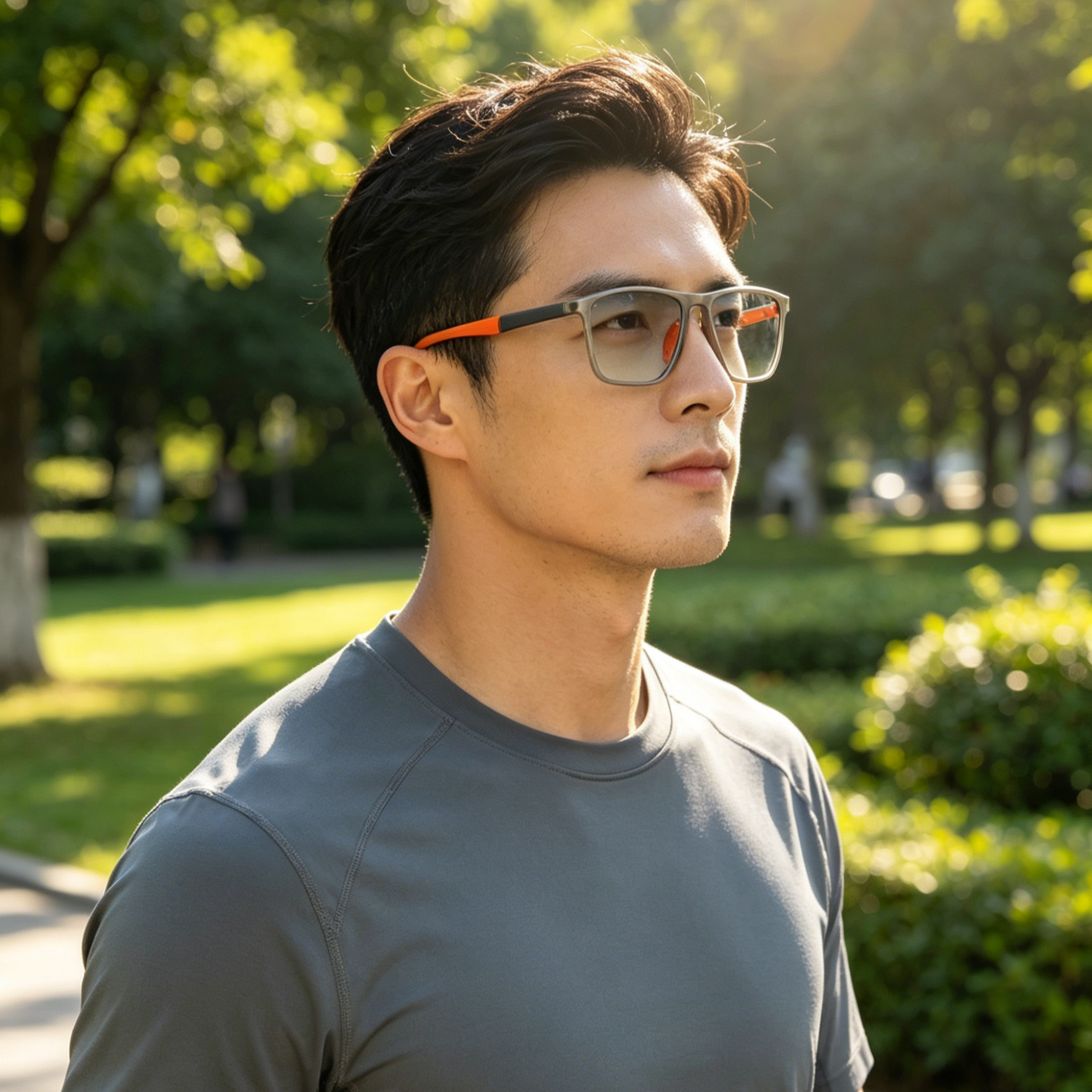 Sports-style 2-in-1 UV-protective photochromic reading glasses | Photochromic Sports Reading Glasses | UV400 Progressive Multifocal Readers