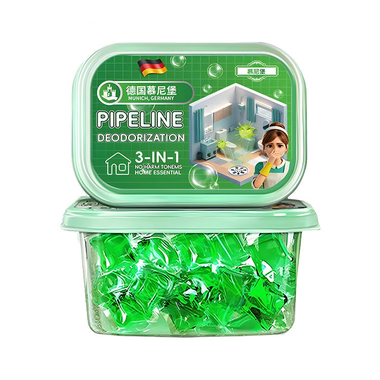 Drain Unclogger & Deodorizer Pods | Dissolves Grease & Hair Fast