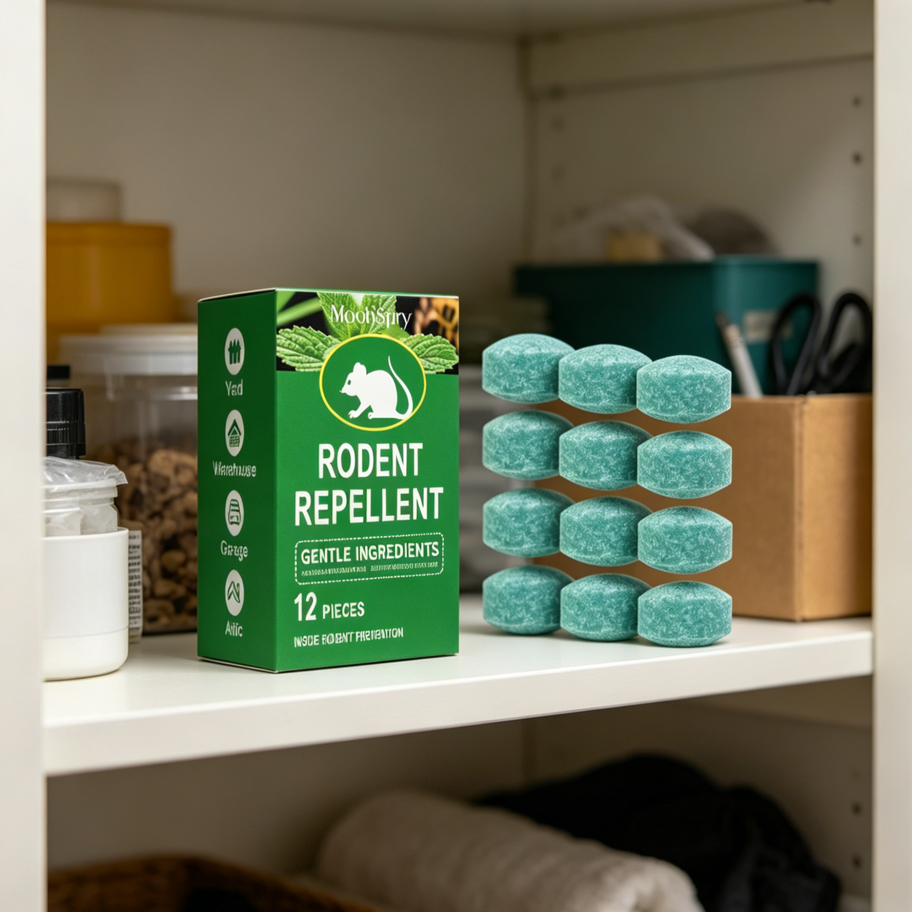 All-Natural Rodent & Snake Repellent | Lemon Scent Plant-Based Pest Control Balls | Safe for Pets & Kids