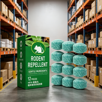 All-Natural Rodent & Snake Repellent | Lemon Scent Plant-Based Pest Control Balls | Safe for Pets & Kids