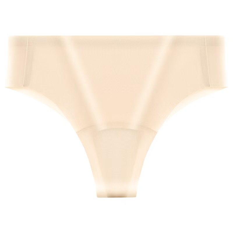 จีสตริงโยคะผ้าไหมเย็นไร้รอยเป้ายางพารา