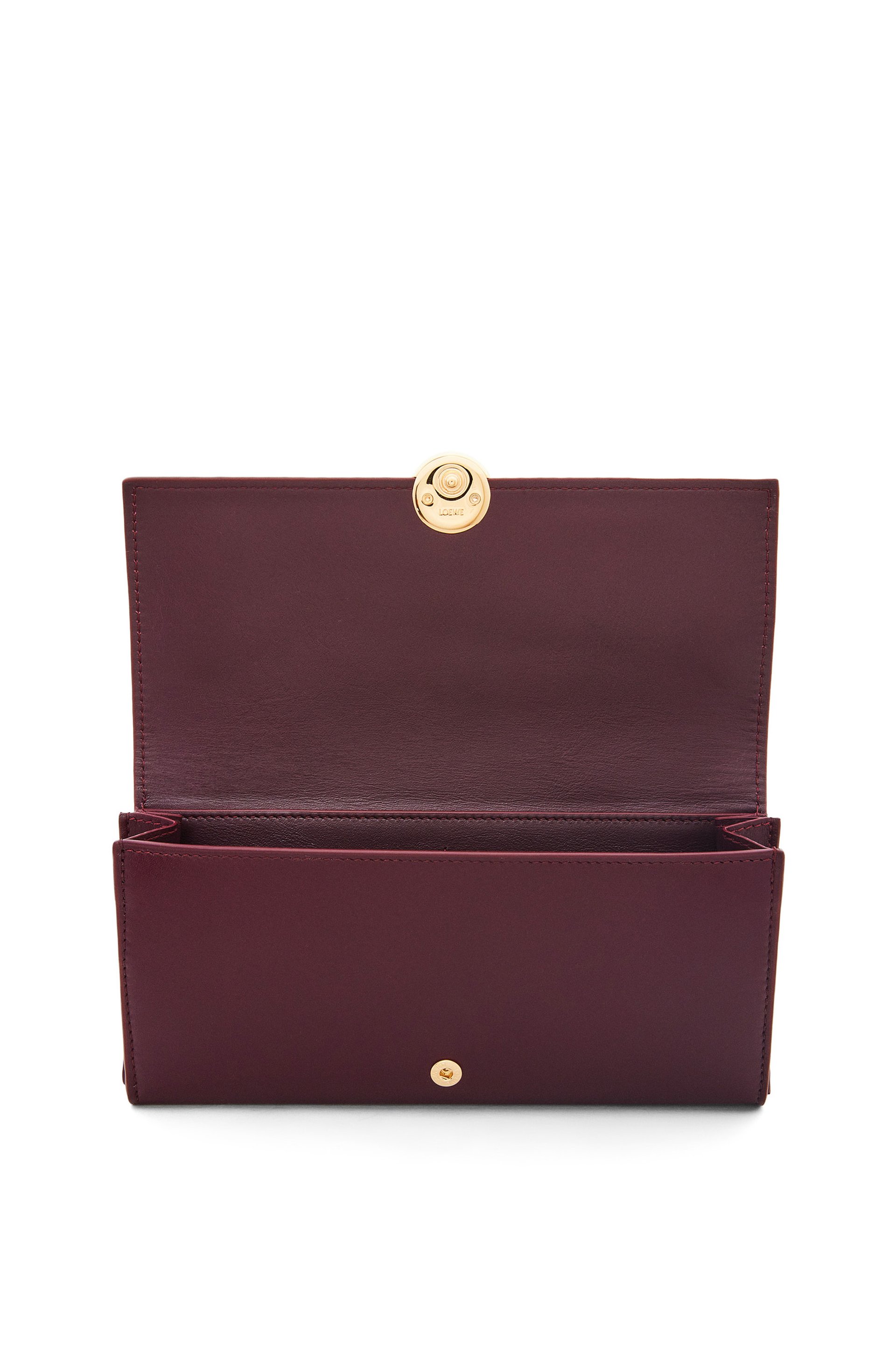 ぺブル コンティネンタル ウォレット（シャイニーナパカーフ）