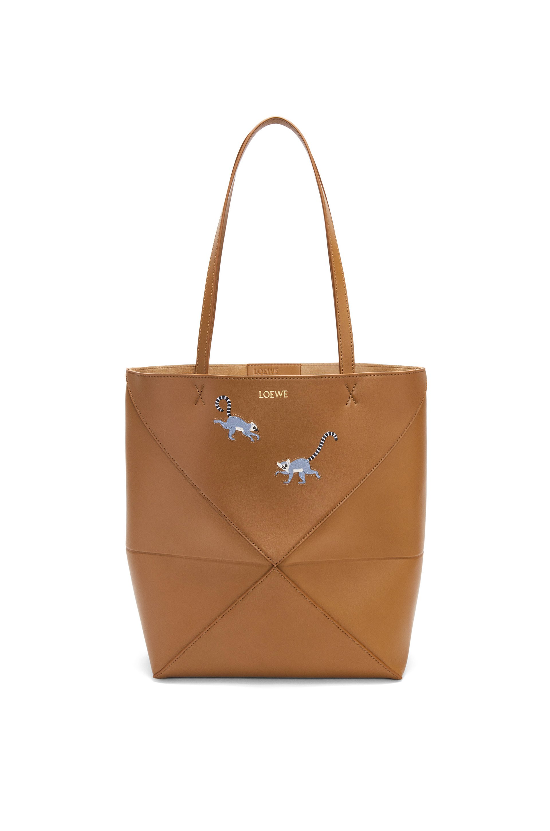 ワオキツネザル パズルフォルド トート（シャイニーカーフ）