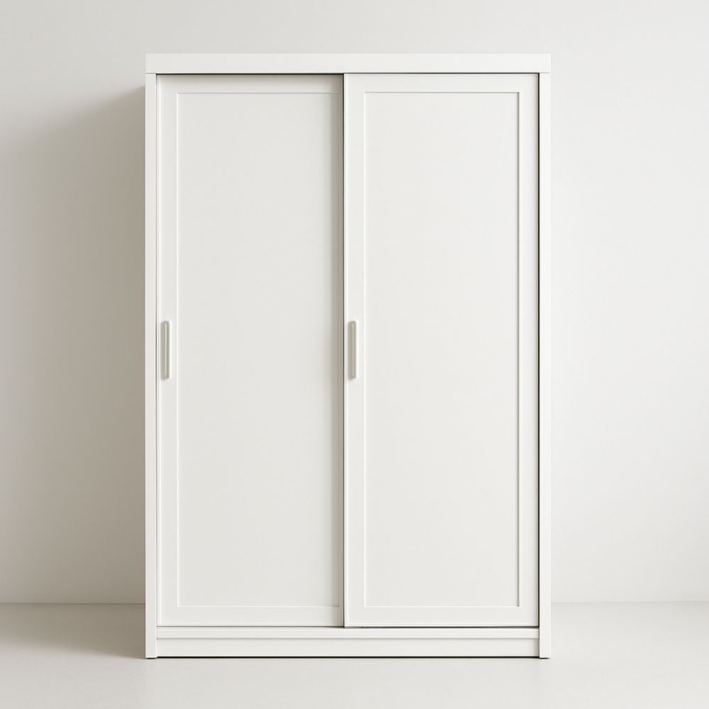 White Sliding Door Wardrobe MDF 180cm