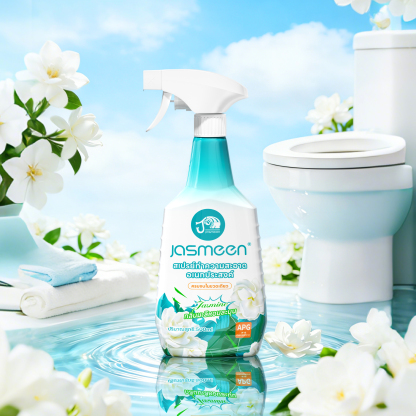 Jasmeen Multi-Purpose Cleaner – Jasmine Scent, All-Household Use, Spray & Foam, 500ml