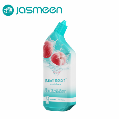 Jasmeen Toilet Cleaner – White Peach Scent, 99.9% Germ-Killing, No Brush Needed, 500ml