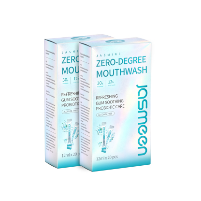 JASMEEN Jasmine Zero-Degree Mouthwash 12mL × 20 Sachets – 30-Second Freshness, Long-Lasting Fresh Breath & Jasmine Mint