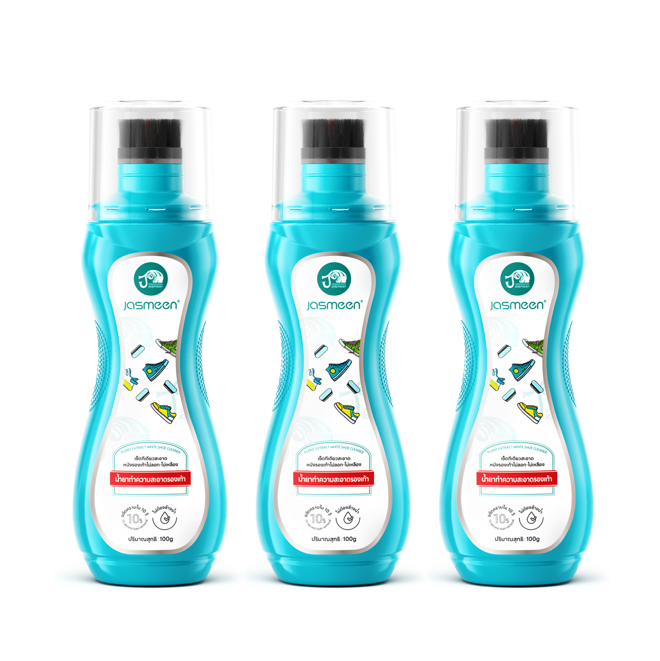 Jasmeen White Sneaker Cleaner – No Water, Removes Stains, Bacteria-Free & Refreshing Scent