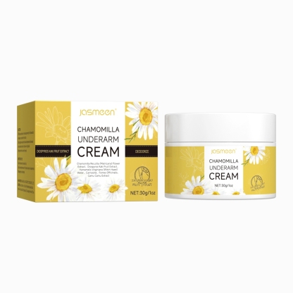 JASMEEN Chamomile Underarm Cream 30g – Fast Absorbing & Long Lasting Freshness